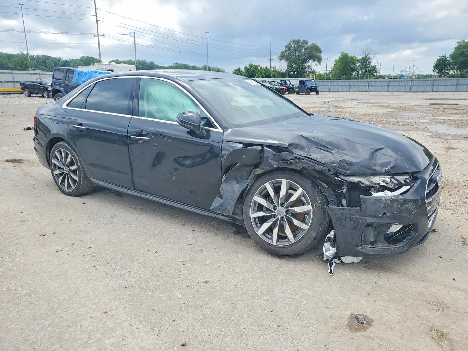 2020 Audi A4 VIN WAUHMAF4XLA042484 COPART salvage auction — FRONT END, Ia - Cert Of Title-Salvage Title, sold $4,750 on 2026-07-31 (photo 4)