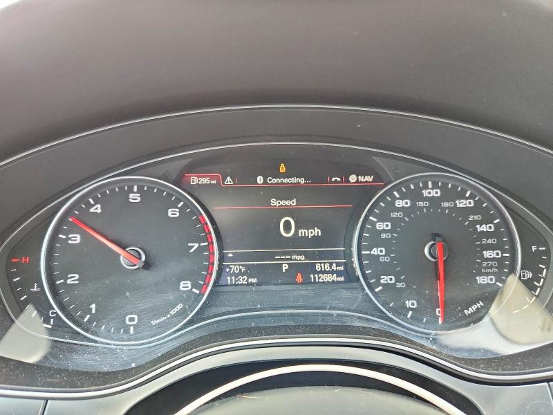 2012 Audi A6 VIN WAUBGAFC9CN028069 COPART salvage auction — REAR END, Oh - Cert Of Title-Salvage, sold $1,650 on 2026-07-02 (photo 9)