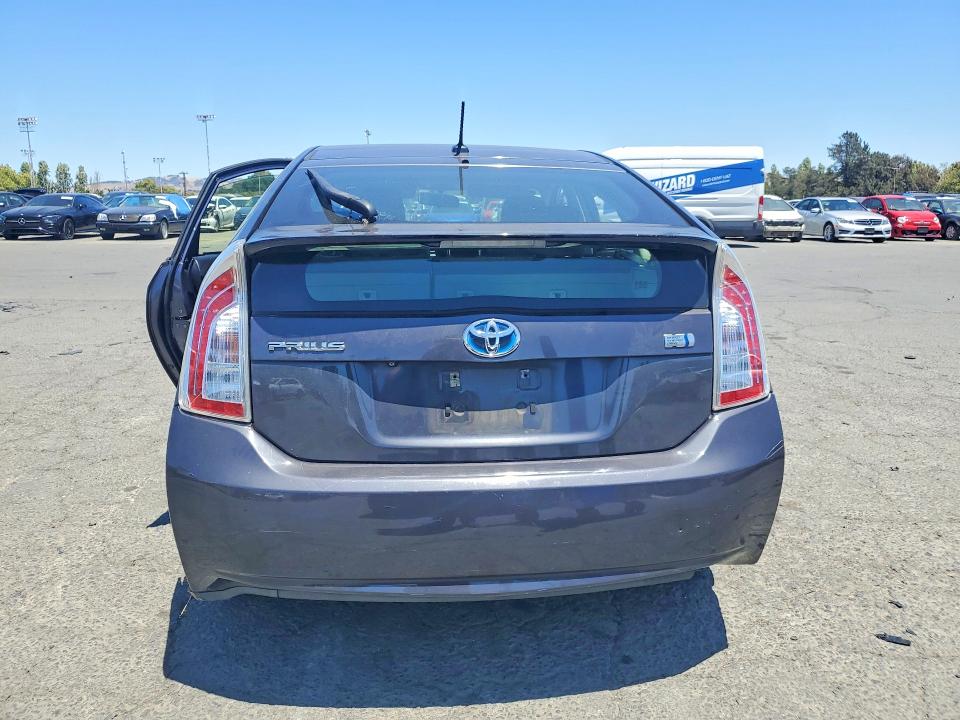 2012 Toyota Prius VIN JTDKN3DU0C5385575 COPART salvage auction — SIDE, Ca - Salvage Certificate, sold $15 on 2026-07-31 (photo 6)