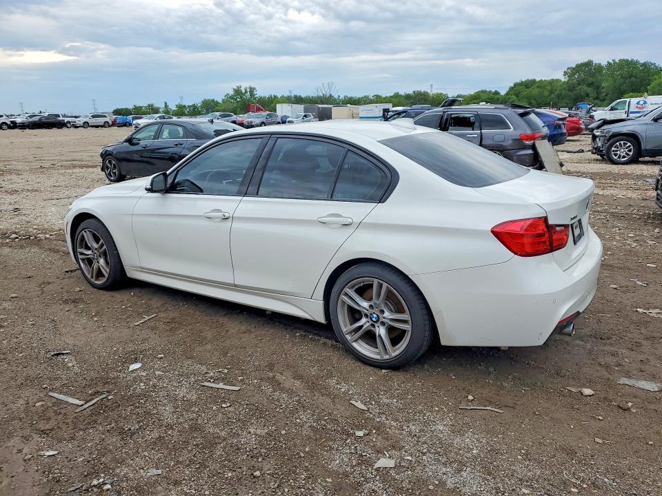 2015 BMW 3er VIN WBA3B9C58FF589711 COPART salvage auction — WATER/FLOOD, Il - Salvage Certificate, sold $1,900 on 2026-07-29 (photo 2)