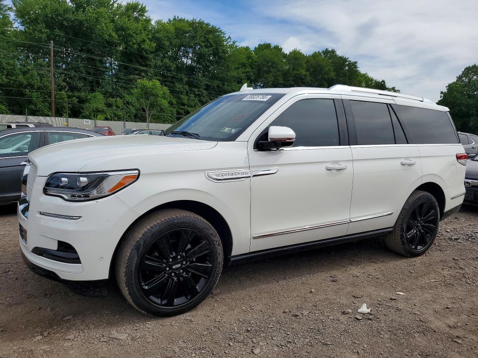 2024 Lincoln Navigator VIN 5LMJJ2LG7REL16557 COPART salvage auction — FRONT END, Pa - Certificate Of Salvage, sold $41,250 on 2026-07-20 (photo 1)