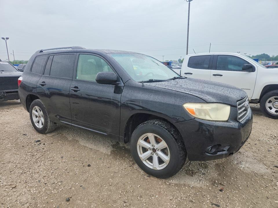2009 Toyota Highlander VIN JTEES41A192130168 COPART salvage auction — FRONT END, In - Certificate Of Title, sold $1,950 on 2026-07-10 (photo 4)