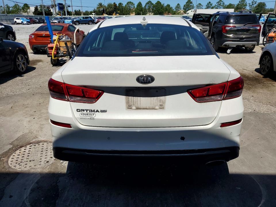 2019 Kia Optima VIN 5XXGT4L30KG318110 COPART salvage auction — FRONT END, Fl - Cert Of Title Slvg Rebuildable, sold $2,250 on 2026-07-06 (photo 6)