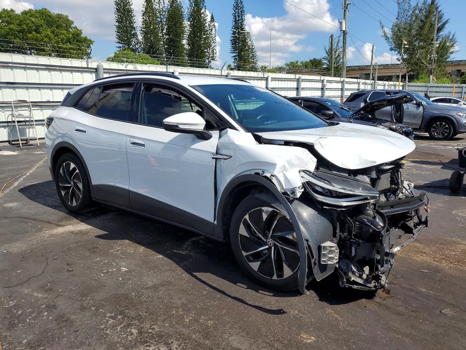 2021 Volkswagen VIN WVGRMPE25MP059262 COPART salvage auction — FRONT END, Fl - Certificate Of Destruction, sold $5,700 on 2026-08-03 (photo 4)