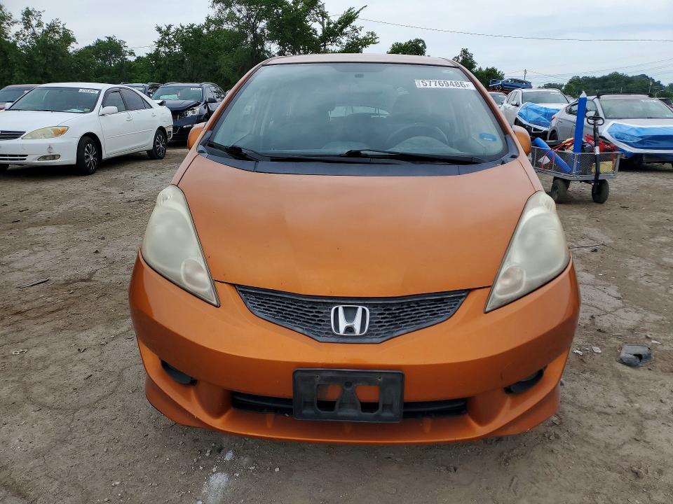 2010 Honda Fit VIN JHMGE8H43AS021497 COPART salvage auction — REAR END, Md - Cert Of Salvage > 75% Damage, sold $900 on 2026-07-28 (photo 5)