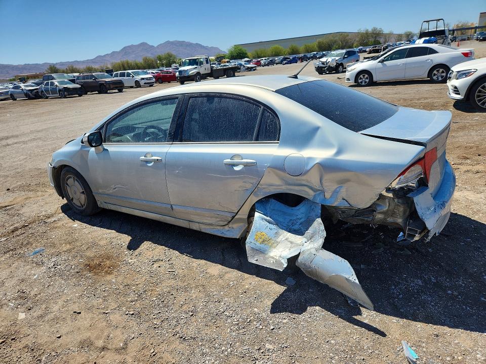 2006 Honda Civic hybrid VIN JHMFA36206S024201 COPART salvage auction — REAR END, NV - SALVAGE TITLE, sold $125 on 2026-07-16 (photo 2)