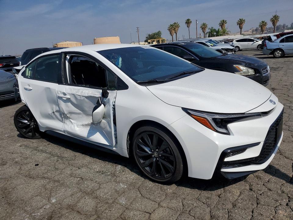 2026 Toyota Corolla VIN JTDBCMFEXT3135418 COPART salvage auction — REAR END, Ca - Salvage Certificate, sold $4,550 on 2026-07-16 (photo 4)