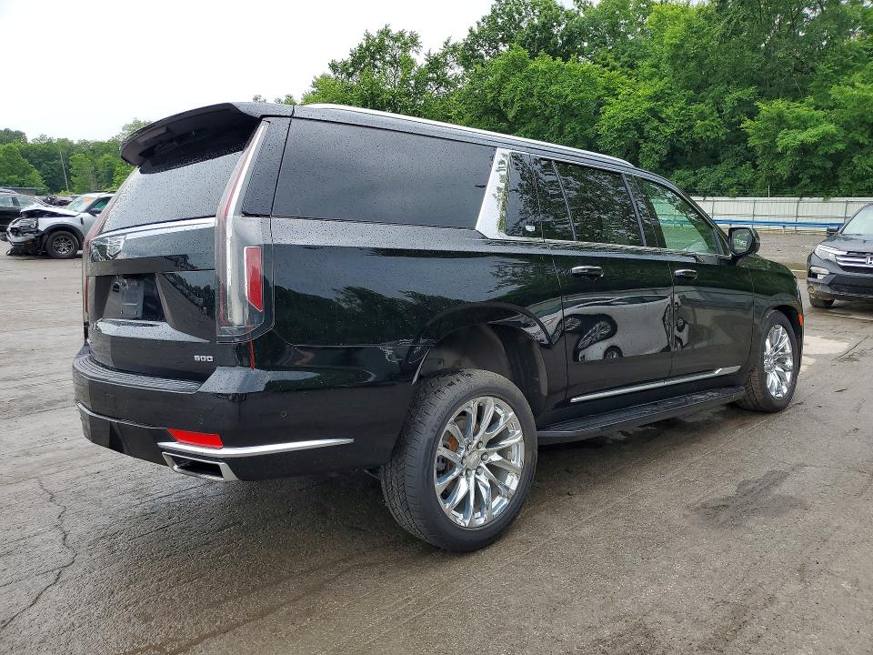 2021 Cadillac VIN 1GYS4LKL0MR493714 COPART salvage auction — FRONT END, Pa - Certificate Of Salvage, sold $22,600 on 2026-07-16 (photo 3)