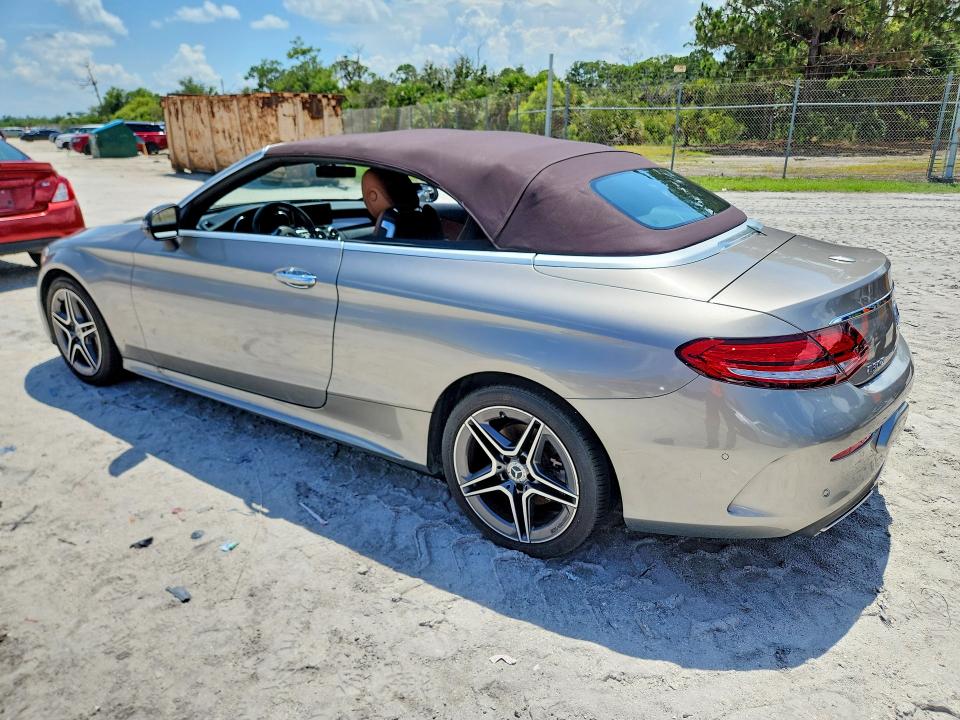 2020 Mercedes-benz C-klasse VIN WDDWK8DB9LF943963 COPART salvage auction — WATER/FLOOD, Fl - Certificate Of Destruction, sold $16,200 on 2026-07-08 (photo 2)