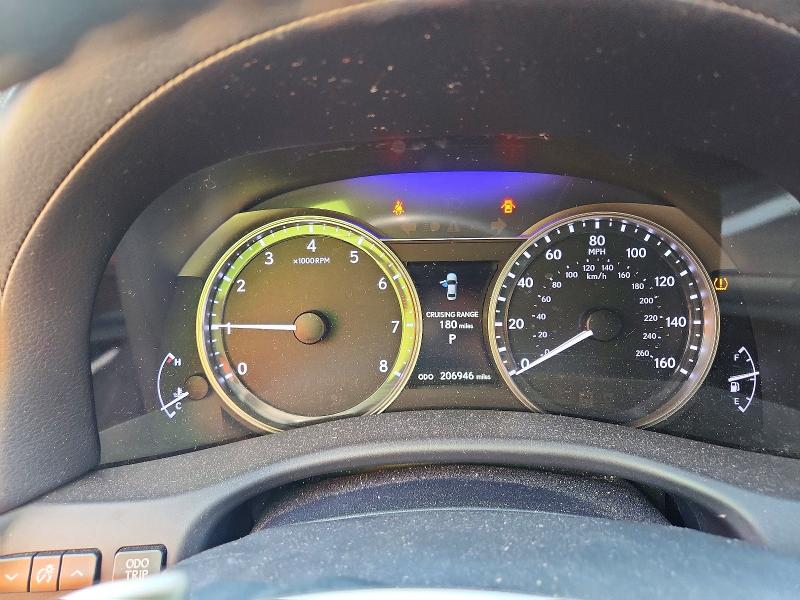 2013 Lexus Gs 350 VIN JTHBE1BLXD5012557 COPART salvage auction — FRONT END, Ga - Certificate Of Title, sold $1,100 on 2026-07-09 (photo 9)