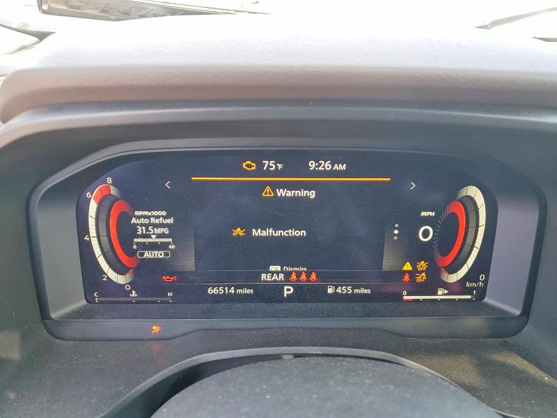 2021 Nissan Rogue VIN JN8AT3DD5MW303499 COPART salvage auction — FRONT END, Mn - Cert Of Title-Salvage, sold $525 on 2026-07-30 (photo 9)