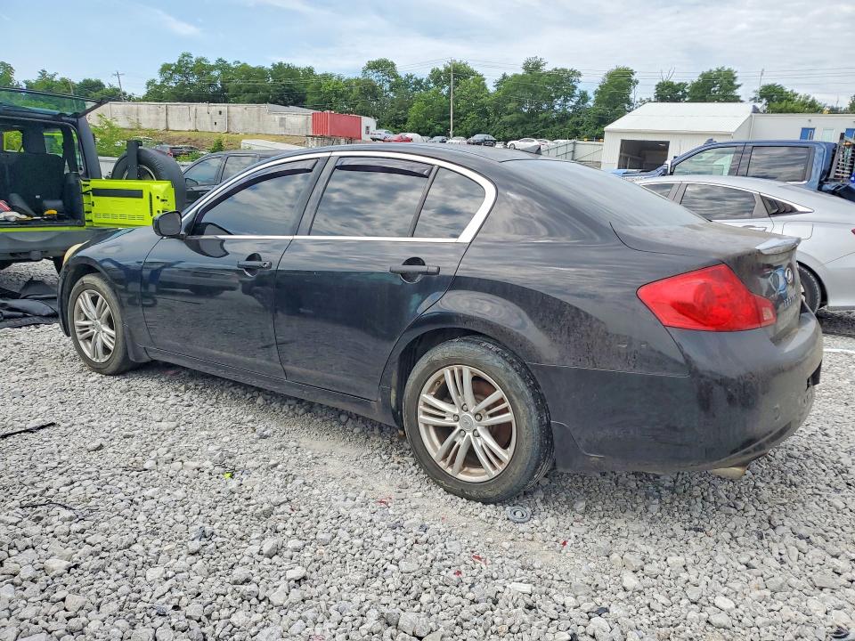 2012 Infiniti G VIN JN1DV6AR5CM730831 COPART salvage auction — MECHANICAL, Ky - Certificate Of Title, sold $150 on 2026-07-31 (photo 2)