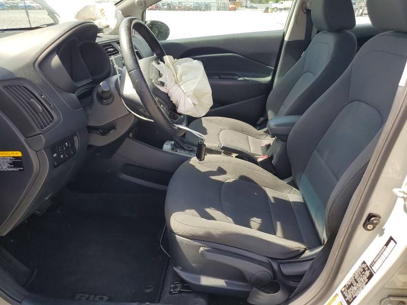 2012 Kia Rio VIN KNADN4A39C6090184 COPART salvage auction — FRONT END, Fl - Cert Of Title Slvg Rebuildable, sold $525 on 2026-07-10 (photo 7)