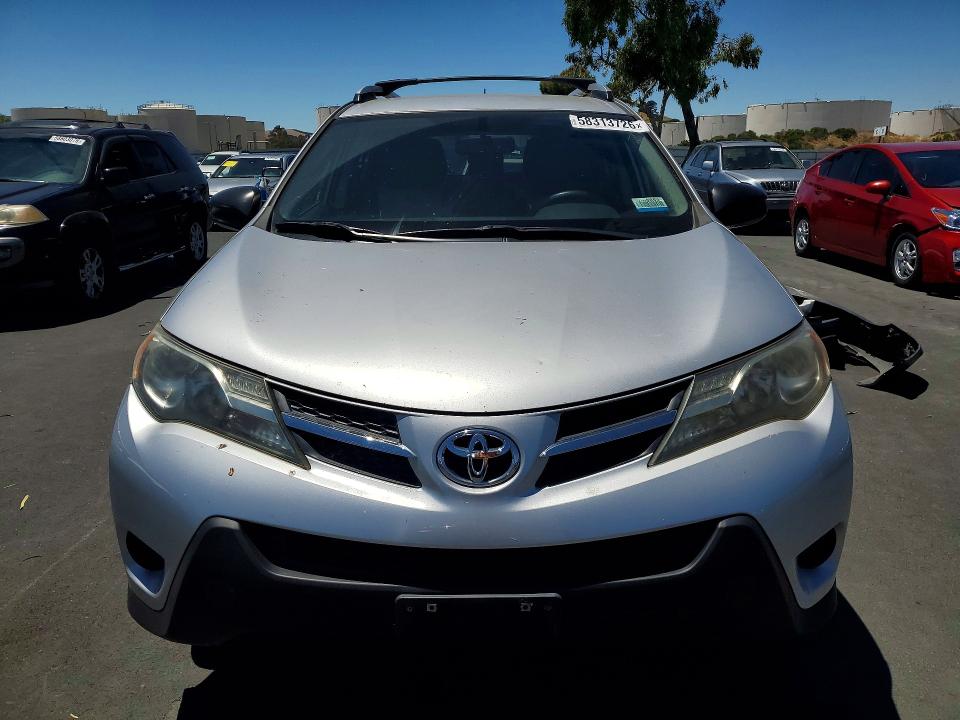2014 Toyota VIN JTMZFREV9ED032699 COPART salvage auction — REAR END, Ca - Salvage Certificate, sold $3,700 on 2026-07-08 (photo 5)