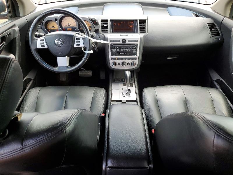 2003 Nissan Murano VIN JN8AZ08W33W207703 COPART salvage auction — MECHANICAL, Ab - Oop - Active, sold $425 on 2026-07-28 (photo 8)