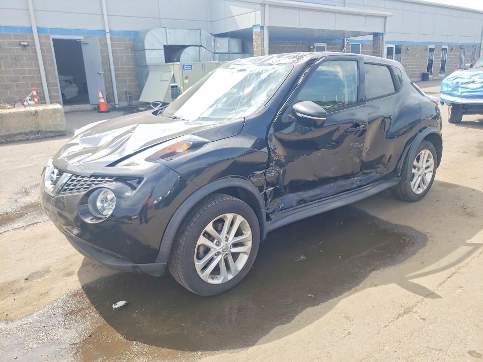 2015 Nissan Juke VIN JN8AF5MV3FT559382 COPART salvage auction — ROLLOVER, Ct - Cert Of Title-Salvage, sold $600 on 2026-07-10 (photo 1)