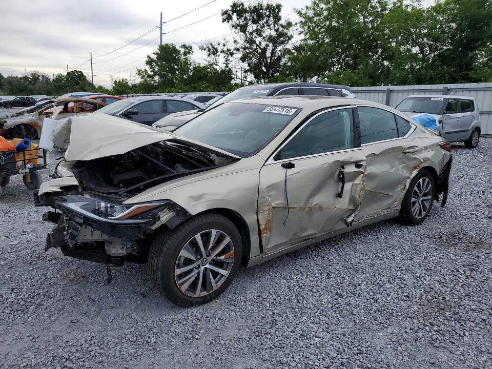 2021 Lexus ES VIN 58ADA1C13MU002515 COPART salvage auction — FRONT END, Il - Cert Of Title-Corrected, sold $4,550 on 2026-07-06 (photo 1)