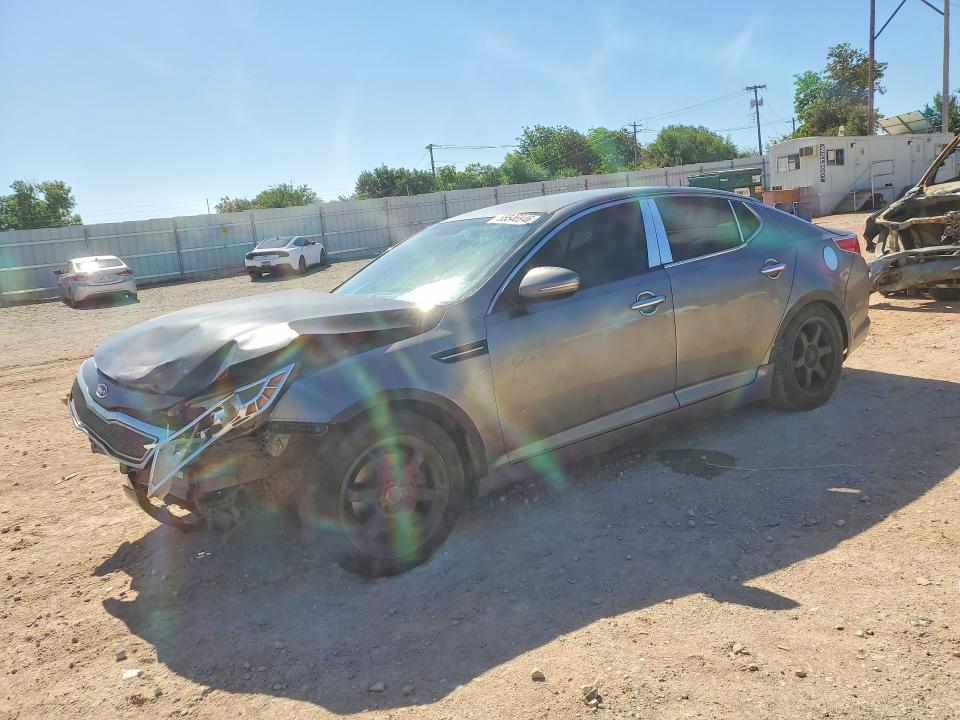 2013 Kia Optima VIN 5XXGN4A72DG162655 COPART salvage auction — FRONT END, Ok - Cert Of Title-Salvage, sold $125 on 2026-07-23 (photo 1)