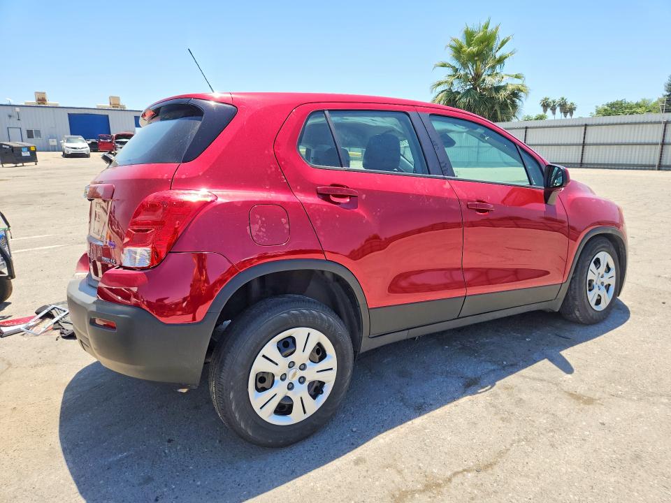 2015 Chevrolet Trax VIN KL7CJKSB3FB251805 COPART salvage auction — FRONT END, Ca - Salvage Certificate, sold $1,300 on 2026-07-06 (photo 3)