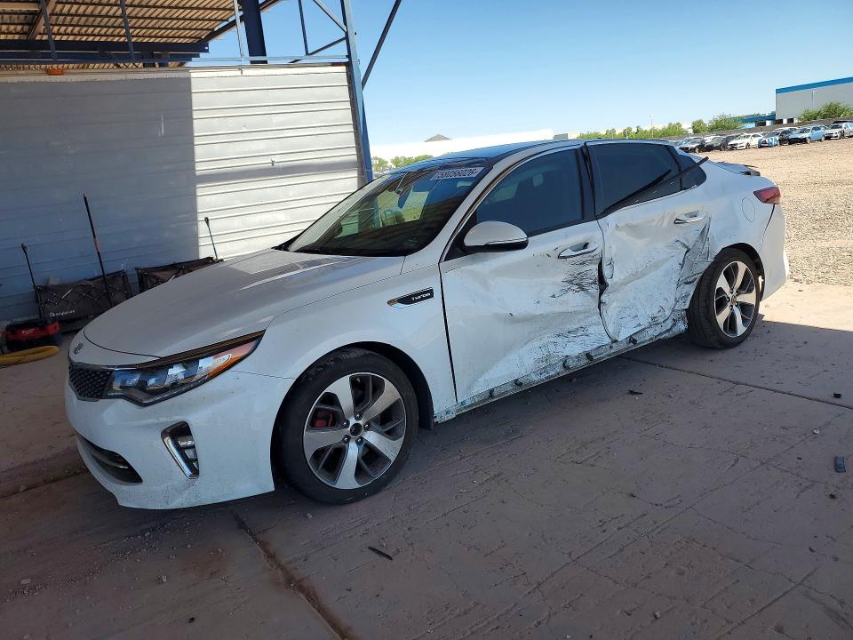 2018 Kia Optima VIN 5XXGW4L26JG216744 COPART salvage auction — SIDE, Az - Cert Of Title - Salvage, sold $1,950 on 2026-07-02 (photo 1)