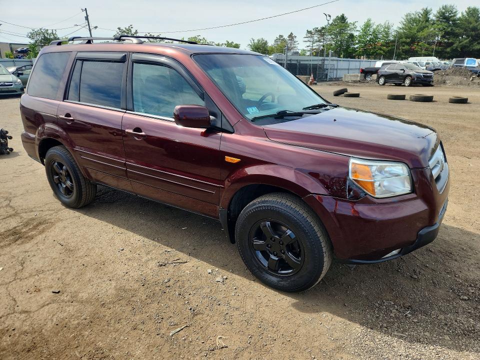 2008 Honda Pilot VIN 5FNYF18408B007686 COPART salvage auction — NORMAL WEAR, Ma - Cert Of Title-Reconstrctd Coll, sold $500 on 2026-07-02 (photo 4)