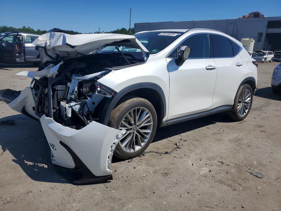 2024 Lexus Nx VIN JTJHKCEZ8R2019027 COPART salvage auction — FRONT END, Va - Cert Of Title - Salvage, sold $14,200 on 2026-07-22 (photo 1)
