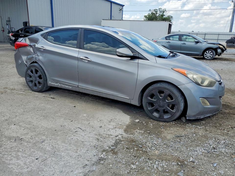 2012 Hyundai Elantra VIN KMHDH4AE9CU265102 COPART salvage auction — REAR END, Fl - Cert Of Title Slvg Rebuildable, sold $1,350 on 2026-07-17 (photo 4)