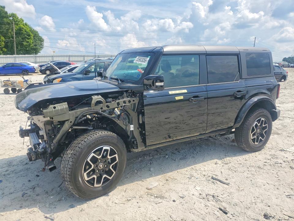 2025 Ford Bronco VIN 1FMDE8BH7SLB62080 COPART salvage auction — FRONT END, Ga - Cert Of Title-Salvage, sold $16,300 on 2026-07-29 (photo 1)