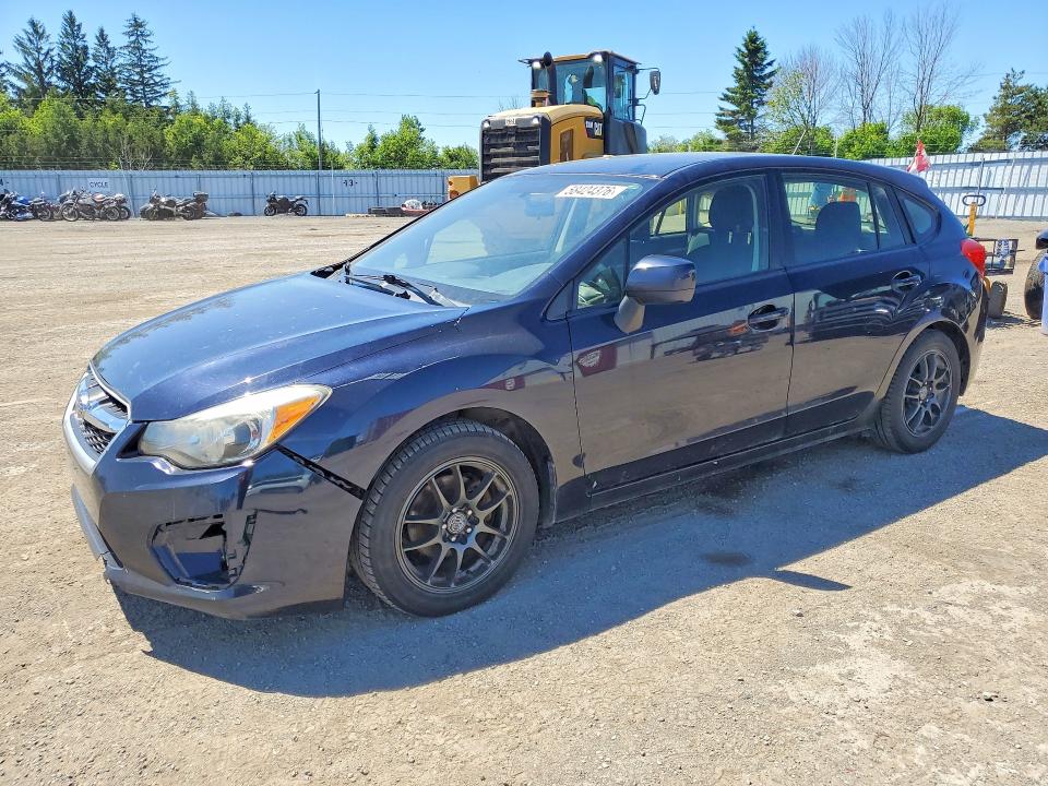 2014 Subaru Impreza VIN JF1GPAC69EH219621 COPART salvage auction — FRONT END, On - Permit No Brand - Unfit, sold $1,500 on 2026-07-14 (photo 1)