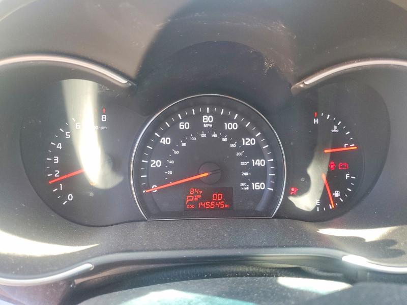 2014 Kia Sorento VIN 5XYKT3A65EG429382 COPART salvage auction — FRONT END, OK - CERT OF TITLE-SALVAGE, sold $775 on 2026-07-28 (photo 9)