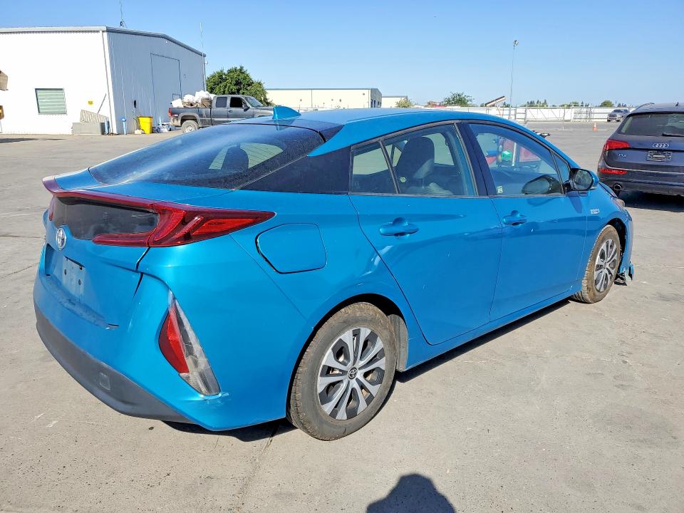 2020 Toyota Prius VIN JTDKARFPXL3123158 COPART salvage auction — FRONT END, Ca - Salvage Certificate, sold $4,650 on 2026-07-13 (photo 3)
