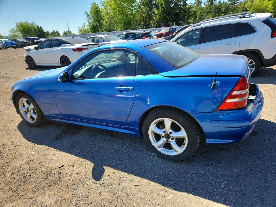 2002 Mercedes-benz Slk-class VIN WDBKK65F22F256075 COPART salvage auction — REAR END, ON - PERMIT SALVAGE, sold $575 on 2026-07-09 (photo 2)