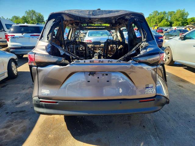 2021 Toyota Sienna VIN 5TDYSKFC6MS028298 COPART salvage auction — BURN, CT - CERT OF TITLE-PARTS ONLY SALVA, sold $500 on 2026-07-17 (photo 6)