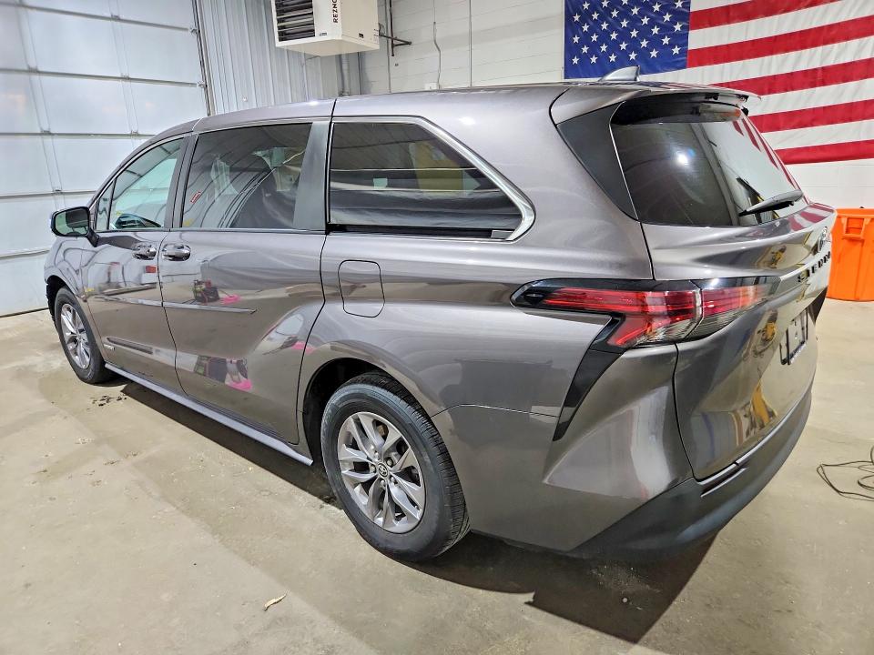 2021 Toyota Sienna VIN 5TDKRKEC5MS009079 COPART salvage auction — FRONT END, Nh - Cert Of Title-Salvage, sold $500 on 2026-07-30 (photo 2)