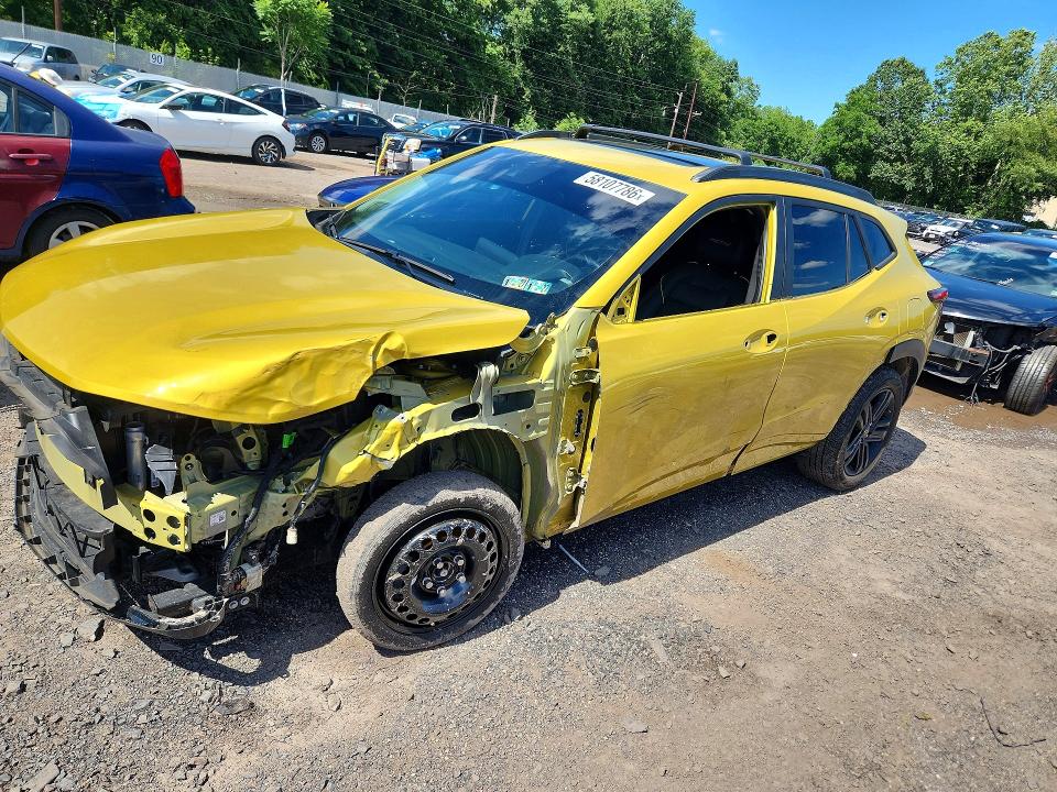 2024 Chevrolet Trax VIN KL77LKE29RC149284 COPART salvage auction — FRONT END, Pa - Certificate Of Salvage, sold $4,800 on 2026-07-27 (photo 1)