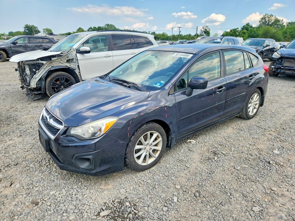 2014 Subaru Impreza VIN JF1GPAC62E8278252 COPART salvage auction — REAR END, NJ - CERT OF TITLE-SALVAGE (P), sold $350 on 2026-07-31 (photo 1)