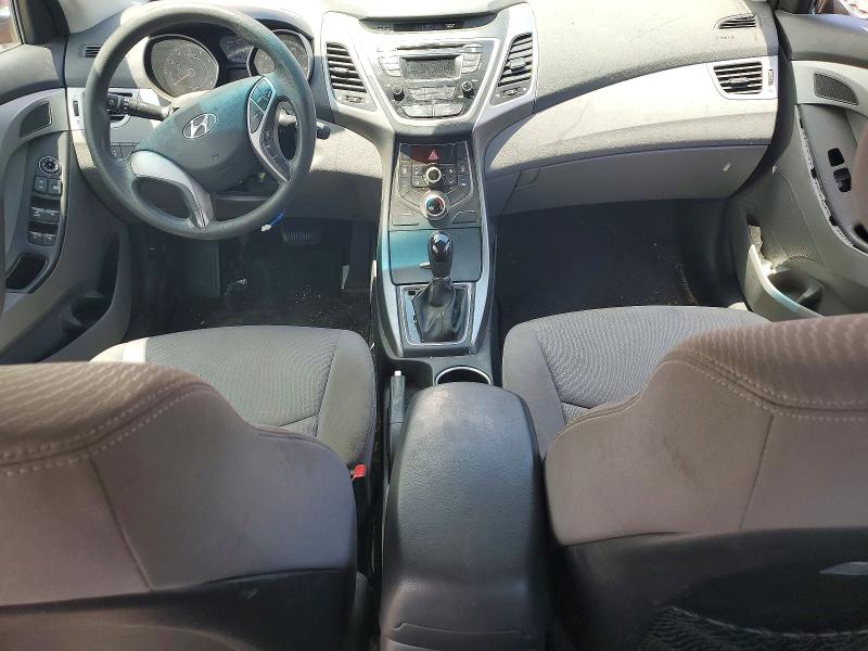 2015 Hyundai Elantra VIN KMHDH4AEXFU266960 COPART salvage auction — SIDE, TX - SALVAGE VEHICLE TITLE, sold $925 on 2026-07-27 (photo 8)