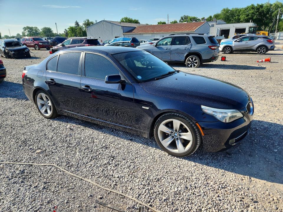 2009 BMW 5 series VIN WBANU53529BY65310 COPART salvage auction — NORMAL WEAR, Oh - Certificate Of Title, sold $5,600 on 2026-07-10 (photo 4)