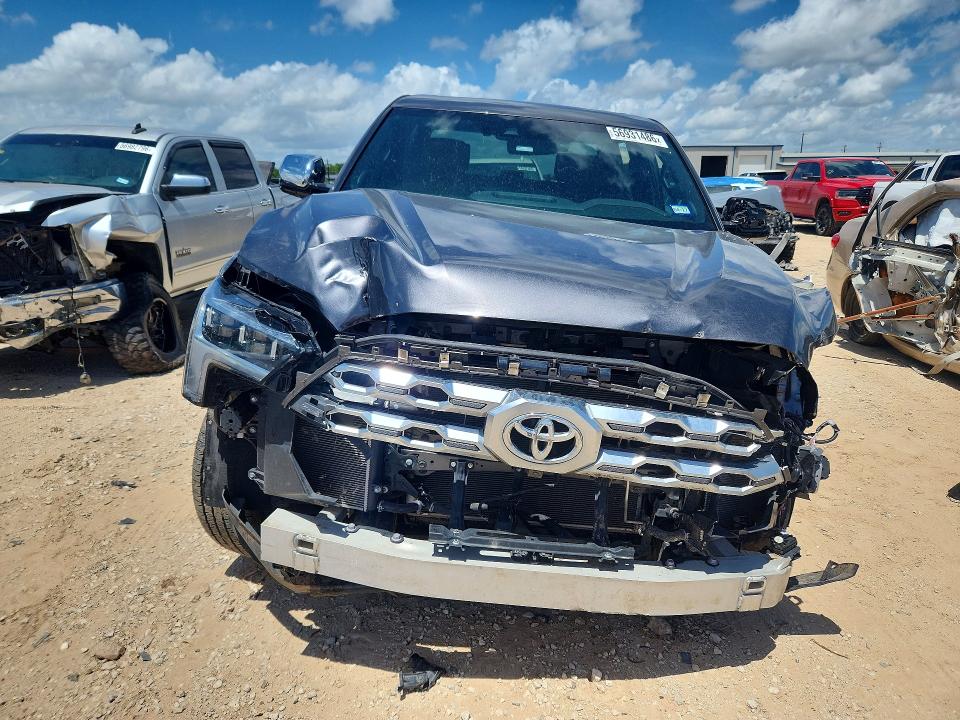 2024 Toyota Tundra VIN 5TFMA5AB6RX035965 COPART salvage auction — FRONT END, TX - SALVAGE VEHICLE TITLE (P), sold $18,500 on 2026-07-16 (photo 5)