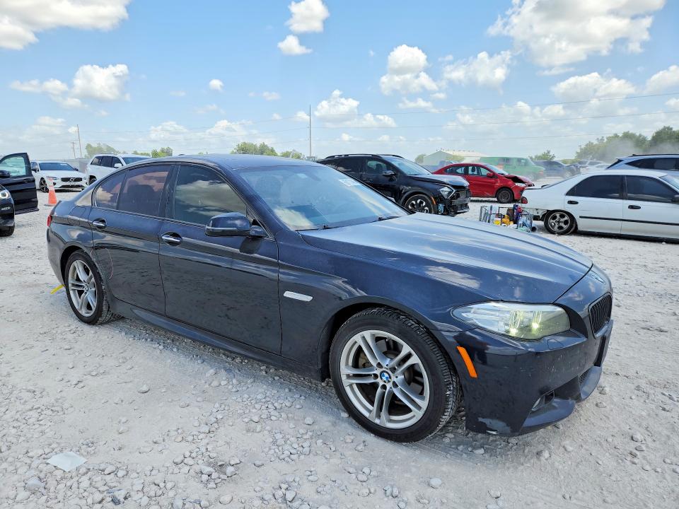 2014 BMW 5er VIN WBA5A5C58ED508673 COPART salvage auction — FRONT END, TX - SALVAGE VEHICLE TITLE (P), sold $1,350 on 2026-07-16 (photo 4)