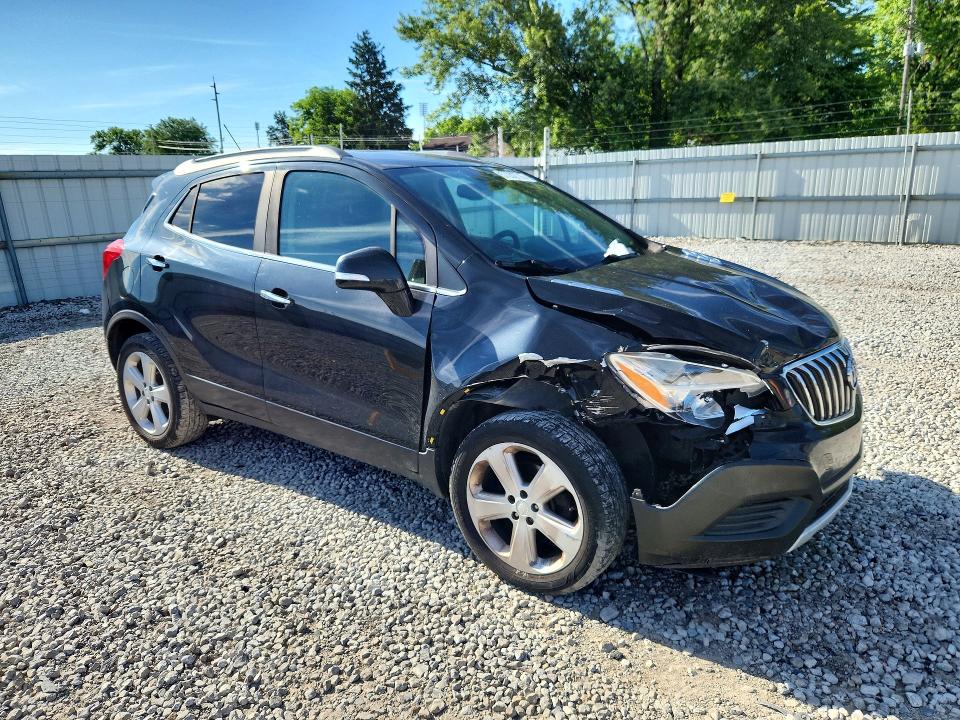 2016 Buick Encore VIN KL4CJESB4GB724434 COPART salvage auction — FRONT END, Oh - Cert Of Title-Salvage, sold $575 on 2026-07-07 (photo 4)