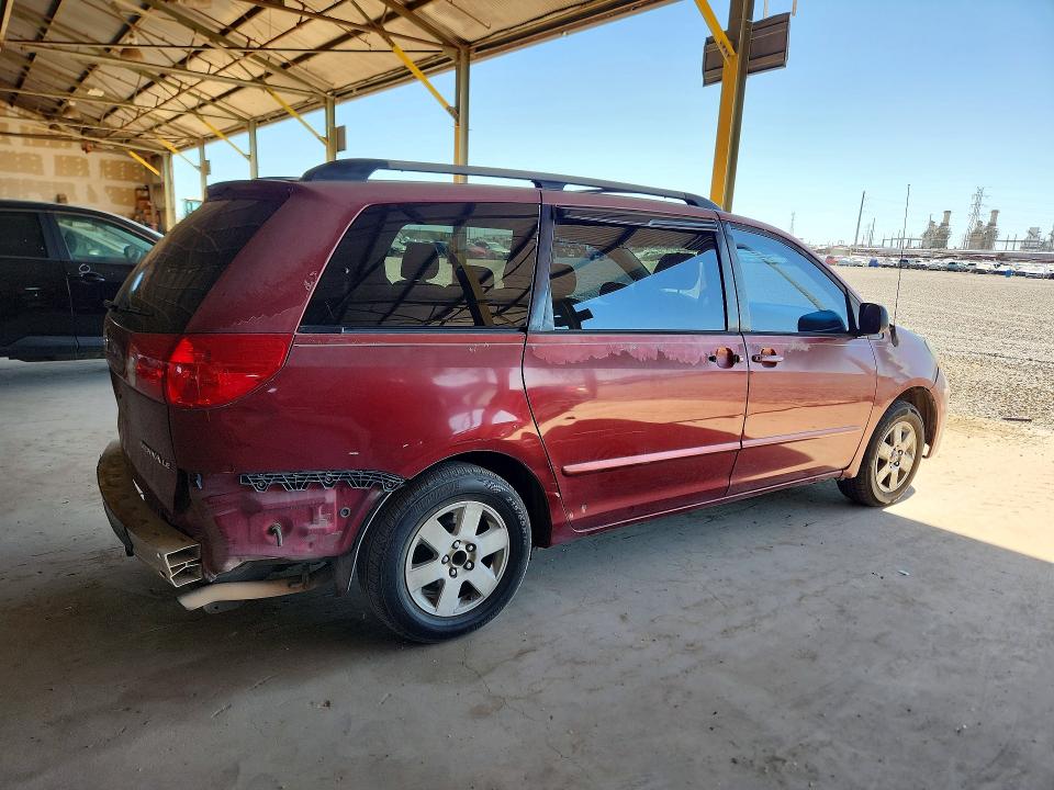 2006 Toyota Sienna VIN 5TDZA23C36S524349 COPART salvage auction — MECHANICAL, Az - Certificate Of Title, sold $450 on 2026-07-27 (photo 3)