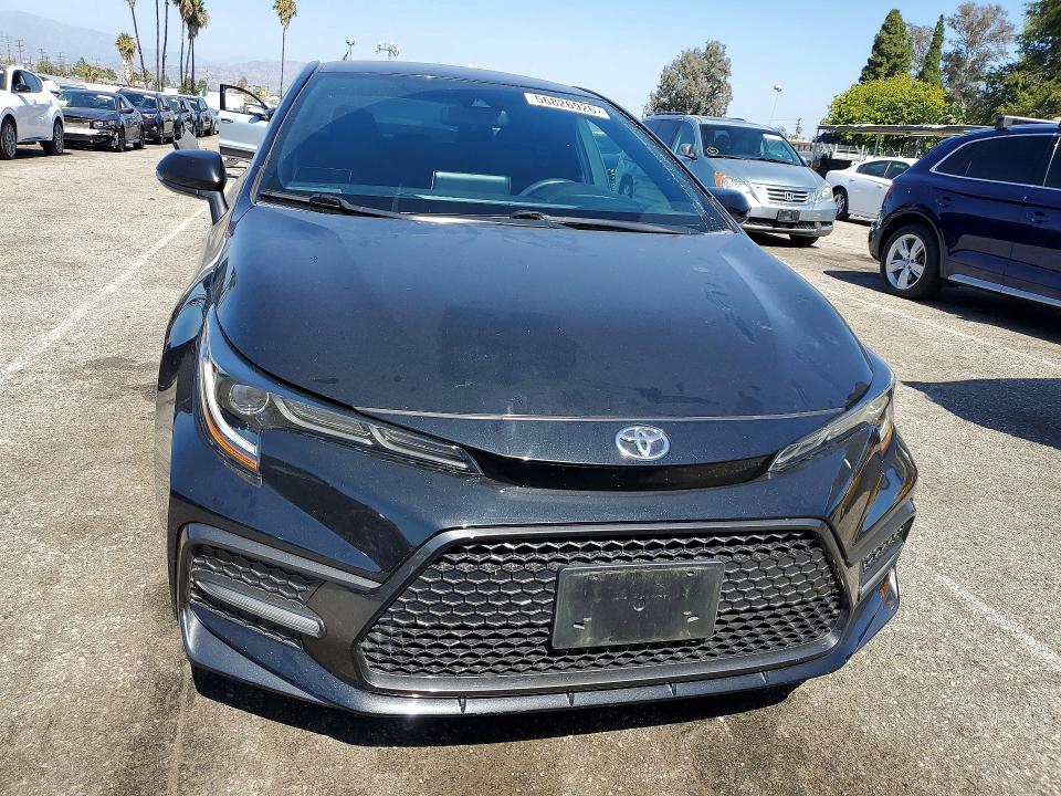 2020 Toyota Corolla VIN 5YFS4RCE5LP053571 COPART salvage auction — REAR END, Ca - Salvage Certificate, sold $2,050 on 2026-07-28 (photo 5)