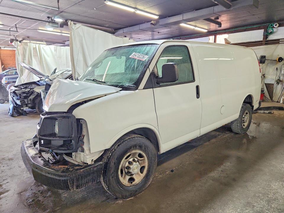 2011 Chevrolet Express 2500 VIN 1GCWGFFAXB1160103 COPART salvage auction — FRONT END, Pa - Certificate Of Salvage, sold $250 on 2026-07-09 (photo 1)