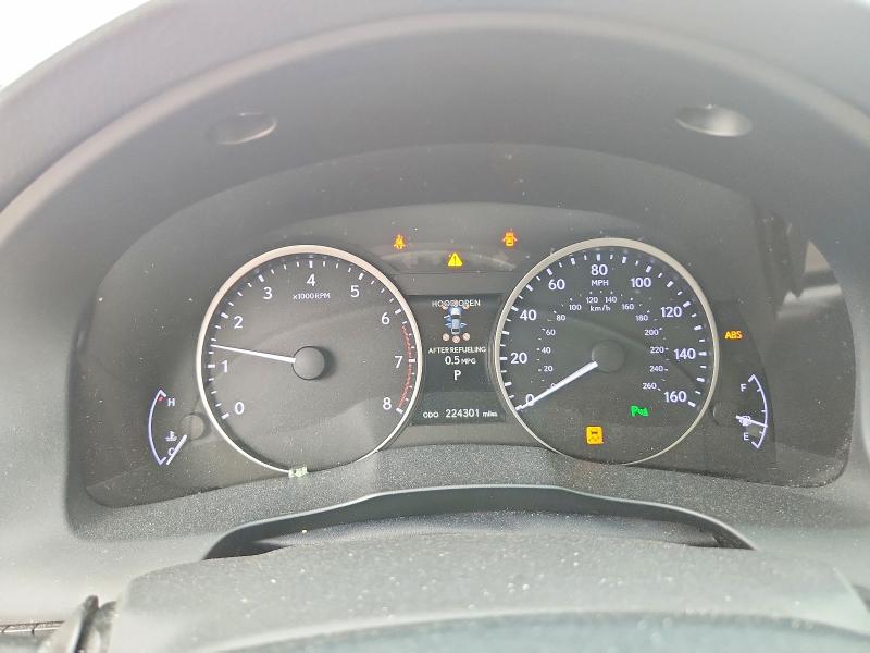 2013 Lexus ES VIN JTHBK1GG4D2023298 COPART salvage auction — REAR END, Tx - Salvage Vehicle Title, sold $1,600 on 2026-07-14 (photo 9)