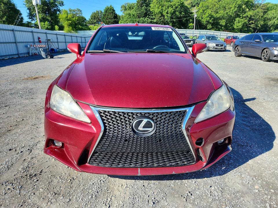 2011 Lexus Is VIN JTHFF2C28B2520177 COPART salvage auction — FRONT END, Nc - Salvage Certificate Of Title, sold $550 on 2026-07-29 (photo 5)