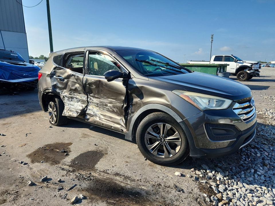 2014 Hyundai Santa fe VIN 5XYZT3LB6EG203716 COPART salvage auction — SIDE, Fl - Cert Of Title Slvg Rebuildable, sold $900 on 2026-07-15 (photo 4)