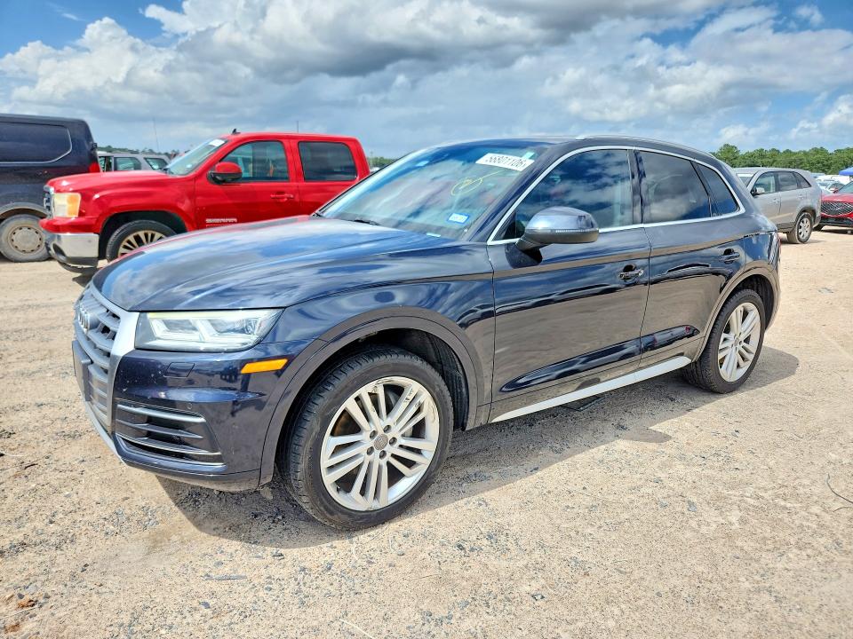 2018 Audi VIN WA1BNAFY0J2192646 COPART salvage auction — WATER/FLOOD, Tx - Salvage Title-Flood Damage, sold $4,200 on 2026-07-31 (photo 1)