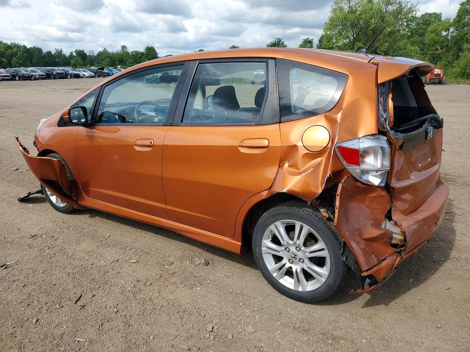 2011 Honda Fit VIN JHMGE8H57BC004982 COPART salvage auction — REAR END, OH - CERT OF TITLE-SALVAGE, sold $550 on 2026-07-09 (photo 2)