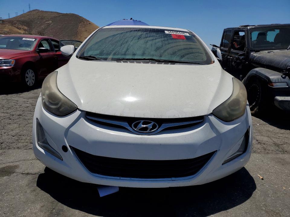 2015 Hyundai Elantra VIN KMHDH4AH0FU372716 COPART salvage auction — MECHANICAL, Ca - Dis/Dlr/Exp Only Clean Title, sold $525 on 2026-07-16 (photo 5)